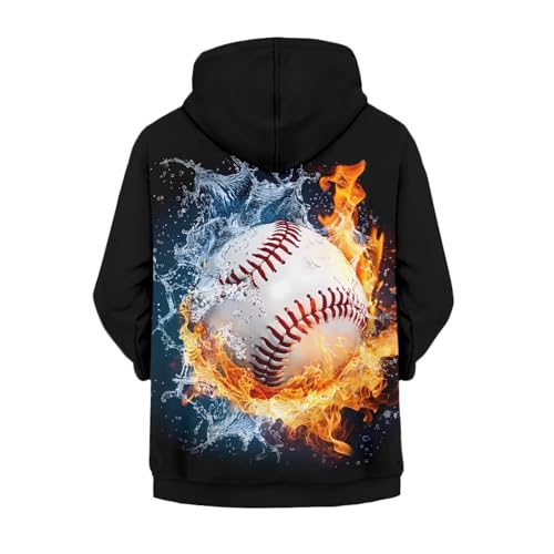 Hooded Sweatshirt for Boys Girls Casual Pullover Zip Uop Long Sleeves Coat Top Jacket with Pockets2