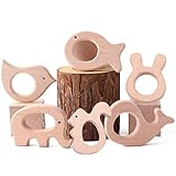 geschenk basteln babyparty Klein und tragbar : Ergonomische Form, die perfekt zu kleinen Händen passt, entwickelt Greiffähigkeiten bei Kleinkindern. Verbessern Sie die taktile Entwicklung, helfen Sie, die Welt wahrzunehmen. Es kann als Geburtstagsgeschenk für Ihr Baby verwendet werden.