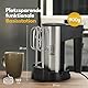 LEBENLANG 400W Handmixer Handrührgerät - 5 Stufen & Turbo Inkl. Standhalterung I Hand Mixer Handrührer Rührgerät Rührmaschine Küche I Mikser electric Handrührgeräte Küchengeräte Handmixe Mixer Küche