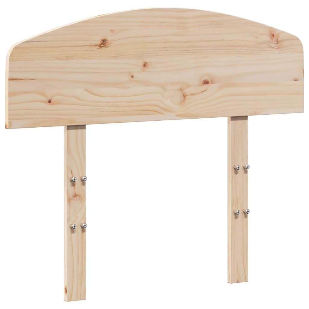 vidaXL Cabecero, Cabecera para Estructura Marco de Cama, Cabezal de Somier, Mueble para Dormitorio Hogar, Madera Maciza de Pino 90 cm