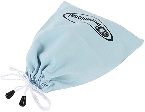 Edimensional 8 Pack Ed 3D Glasses Storage Bag Sky Blue Case Compatible With Samsung 3D Glasses And All Other Active 3-D Glasses With Non Foldable Arms - Includes Microfiber Cleaning Cloth! #TOP3