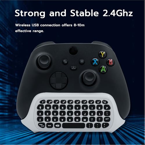 Mcbazel XBO-010184 Mini Game Keyboard 2.4G Receiver Wireless Chatpad Message With 3.5Mm Audio Jack For Xbox One/Xbox One X/Xbox One S/Xbox Series X/Xbox Series S thumb #5