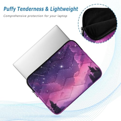 Funda para portátil 13-14 pulgadas resistente al agua morada miniatura 5