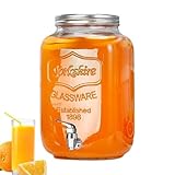 Dispensador de agua, jarra de bebidas a prueba de fugas, dispensador de bebidas con espiga, accesorios de fiesta vintage transparente, utensilios de servir para bodas, fiestas, bailes