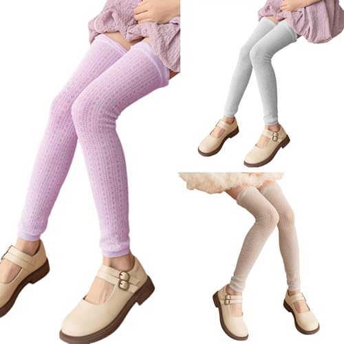Over The Knee Leg Warmer For Little Girl Long Socks For Dress Outdoor Leg Cover Stage Leggings Comfort3