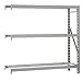 Edsal ERX601872A NSF Approved Welded Frame Food Safe Rack, Add-On Type, 3 Shelves, 1500 lb. Capacity, 60" W x 18" D x 72" H, Silver