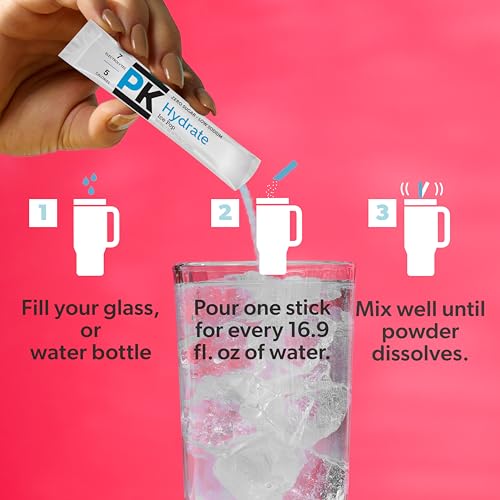 Image of Pure Kick Hydration Singles To Go Drink Mix, Ice Pop, Includes 12 Boxes with 6 Packets in each Box, 72 Total Packets
