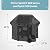 Grill Cover for Weber Spirit II 200 Series, Double Straps and Built-in Vents, Heavy Duty & Waterproof, Fits Grill Up to 48 Inch Wide, Black