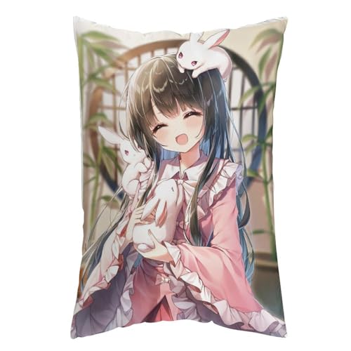 枕カバー 東方シリーズ 蓬莱山輝夜 ピローケース 60cm*40cm まくらカバー 寝具カバー ファスナー式 抱き枕 クッション 吸汗速乾 静電気対策強化 ソファクッションカバー 快適 肌に優しい 軽量 柔らかい ホテル品質 四節通用 家庭用 アニメ キャ