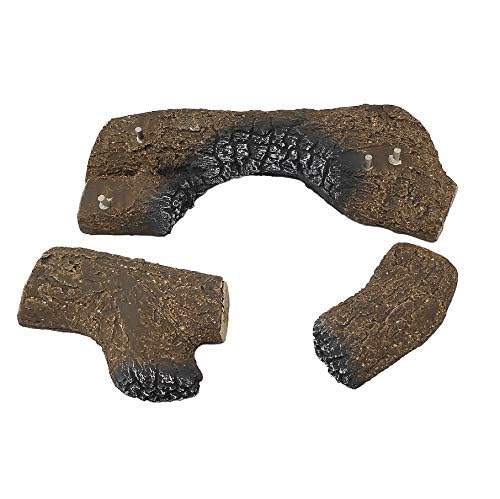 HHT Authentic QuadraFire & Heatilator Log Set. 3 Piece 811-0592, for PS35, 1200 Models