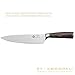 KESSAKU Chef Knife - 8 inch - Samurai Series - Razor Sharp Kitchen Knife - Forged 7Cr17MoV High Carbon Stainless Steel - Wood Handle with Blade Guard