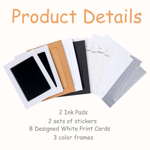 image for DeerZone Inkless Paw Print Kit,Dog Paw Print Kit,Dog Nose Print Kit,Cl