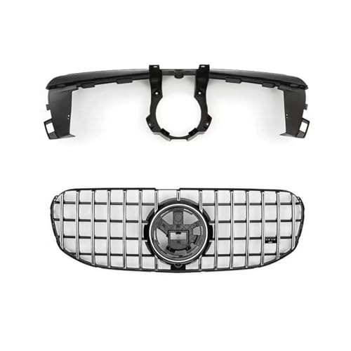 �ɓK������ X167 GLS �N���X 2020-2024 GLS450 GLS580 �V���o�[/�u���b�N�t�����g�O�����o���p�[�O�����������b�V���O���b�h�`���[�j���O Accessori(Silvery)