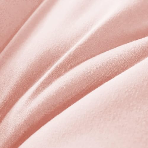 Exclusivo Mezcla 7.5 Tog King Size Down Alternative Duvet Quilted Duvet for All Seasons - Breathable, Lightweight and Machine Washable (240x220 CM, Blush Pink) - Image 3