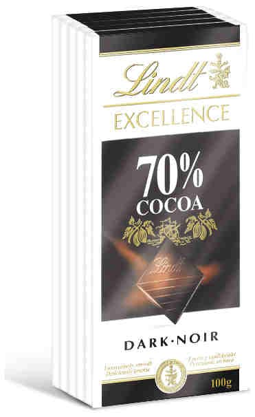 Amazon.co.jp: リンツ エクセレンス・70%カカオ 100g×4個 : 食品・飲料