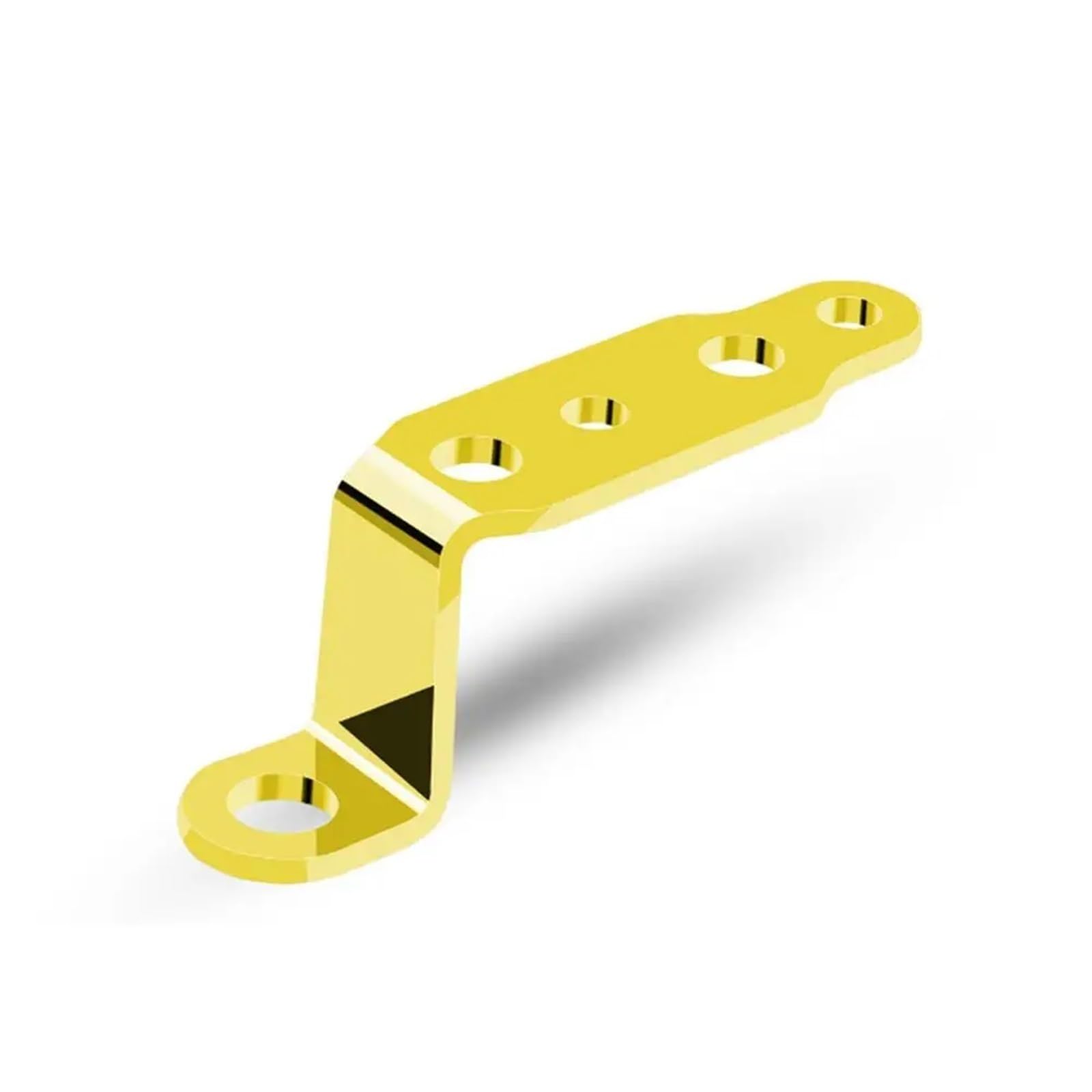 Bracket Light Motorcycle Rearview Mirror Modified Headlight Multi-Functional Spotlight Electric Car Accessories Extension Brackets(Gold)