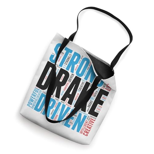Bolso Tote Retro Drake Name T Word Cloud para hombre y mujer miniatura 2
