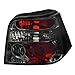 SPEC-D TUNING Smoke Lens Tail Lights Compatible with 1999-2006 Volkswagen Golf MK4, Left + Right Pair Assembly
