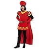 Morph Red Fairytale Lord Costume Men, Funny Halloween Costumes For Men, Movie Character Costumes Adult M