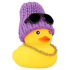 B-duck-dark Purple Knit Hat