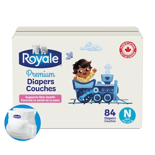 Royale Couches premium taille NB jusqu'à 10 lb, 84 unités