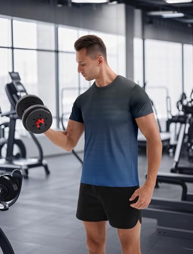 APTRO Men's Athletic T-Shirts Quick Dry Running Workout Shirts Short Sleeve Activewear Crew Neck Gym Tee Tops3