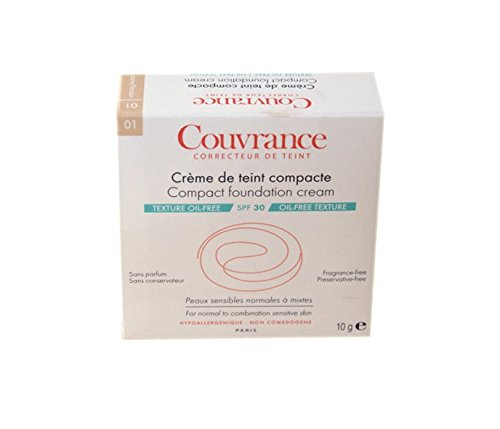 Avene Couvrance creme de teint compacte oil-free porcelaine 01