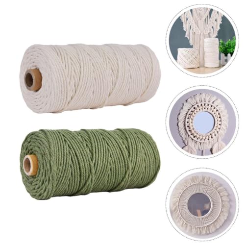 Cuerda de algodón de 3mm resistente para tejer tapices colgantes perfectos 6