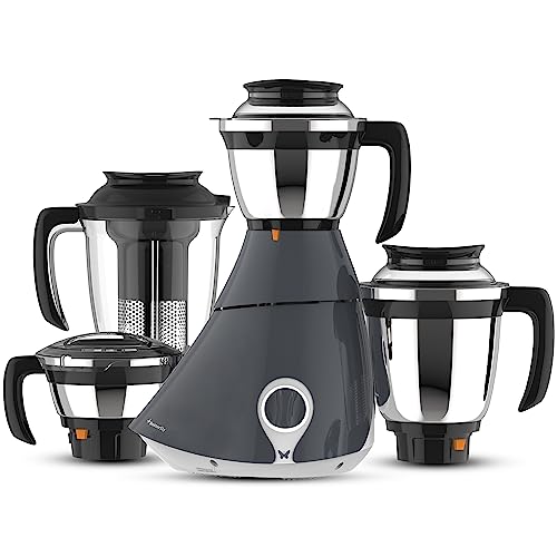 Butterfly Matchless Mixer Grinder 4J, 110 V, Grey, 550 Watts