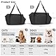 PETCUTE Hundetasche Hundetragetaschen für kleine mittlere Hunde Katzentragetasche Hundetransporttasche