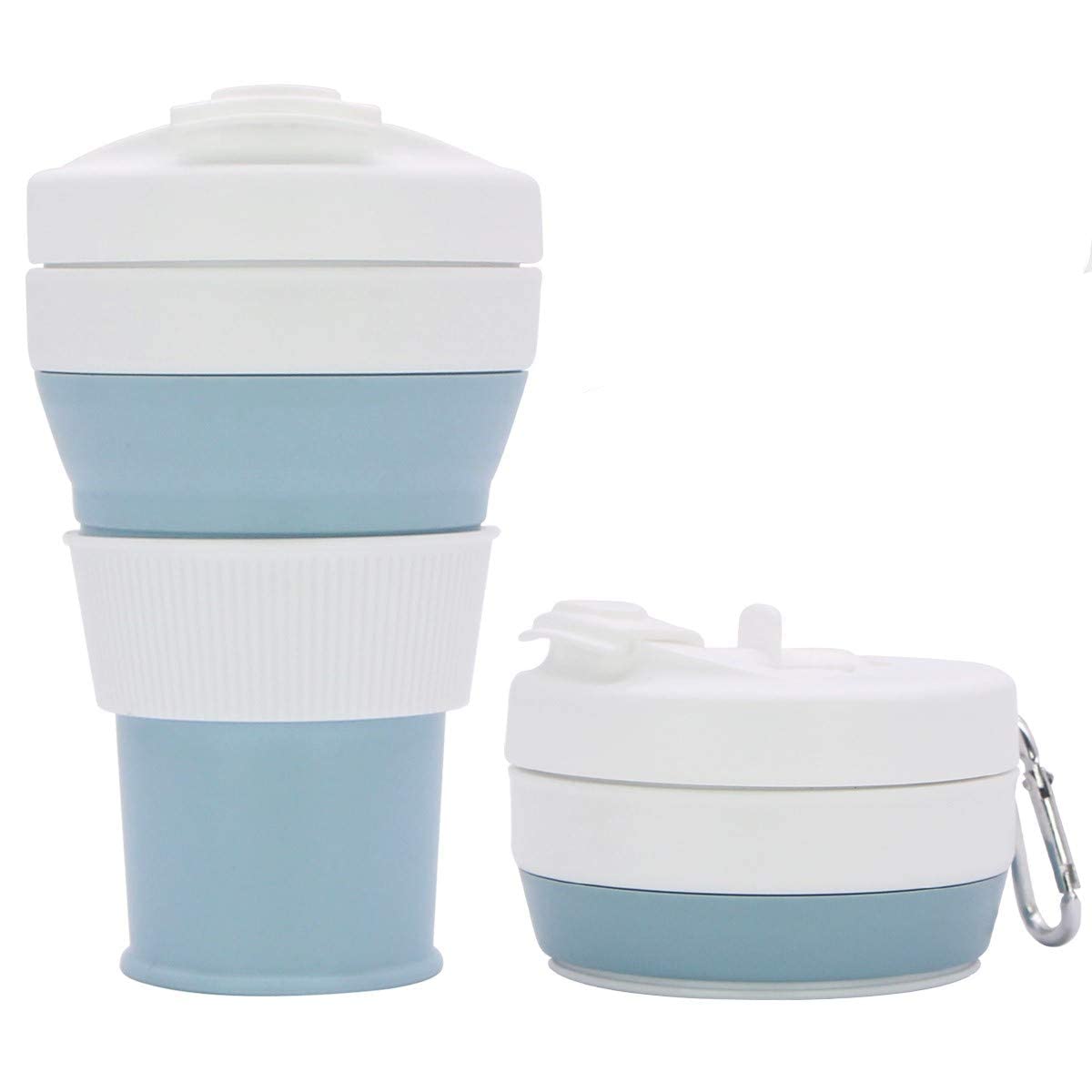 NH WORLD Collapsible Coffee Cup, Portable Foldable Travel Mug, Durable and Reusable Camping Cup, BPA Free Silicone Pocket Cup with Lid for Travel, Hiking Outdoors (B0BHYFCBTJ) Amazon Price History, Amazon Price Tracker