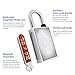Keyless Hole Magnetic Padlock， 30mm Outdoor Weatherproof Lock， Waterproof Rust Proof Anti-Pry Combination Lock for Gates， Sheds， Toolbox， Fence， Cabinets & Storage