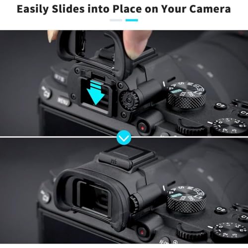 Image of MOSTOS - EP-11 Camera Eyepiece Eyecup Viewfinder for Sony A7, A7 II, A7R, A7R II, A7R III, A7R IV, A7S, A7S II
