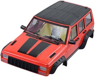 Integy RC Model C31023RED Realistic LX10 Hard Plastic Body Kit for 1/10 Size Scale Off-Road Crawler WB=313mm