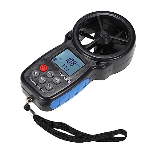 Anémomètre avec rétro-éclairage et mini thermomètre numérique LCD - 7