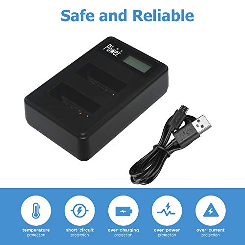 DMK-Power-LP-E12-Battery-with-Box-Pack-of-2-LCD-Dual-USB-Charger-for-Eos-M-M2-M10-M50-M100