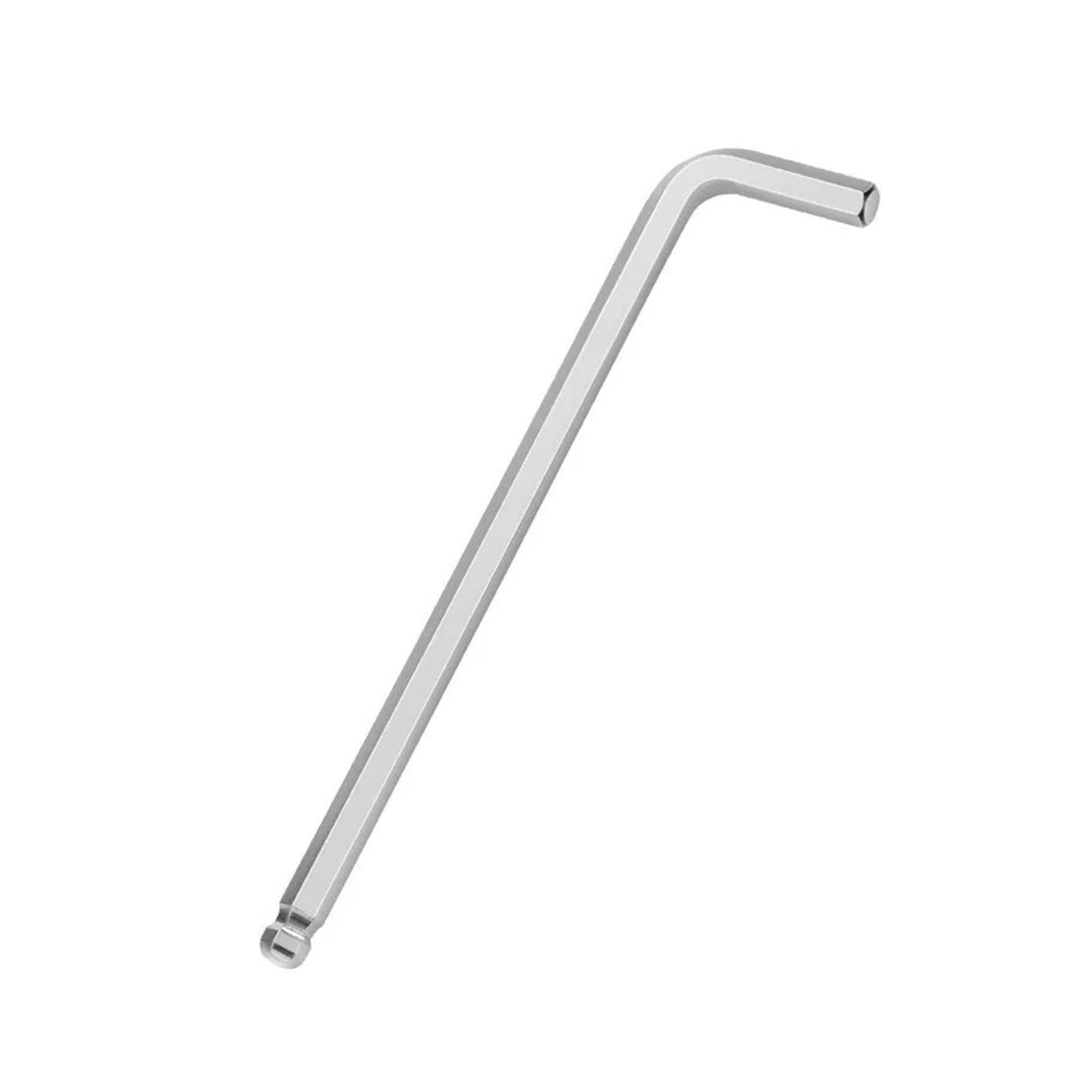 Llave Juego de llaves Allen con cabeza de bola, llave Allen de aleación en forma de L, llave hexagonal alargada for tuercas, herramienta de reparación de tornillos hexagonales ( Color : 10Pcs Set , Si