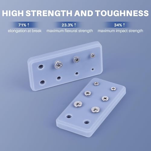 Image of ELEGOO ABS-Like 8K 3D Printer Resin 3.0, 405nm Photopolymer Resin for Mars Saturn Jupiter MSLA DLP LCD 3D Printing with Strength and Toughness, High Precision, Low Viscosity, Red Clay 2000g