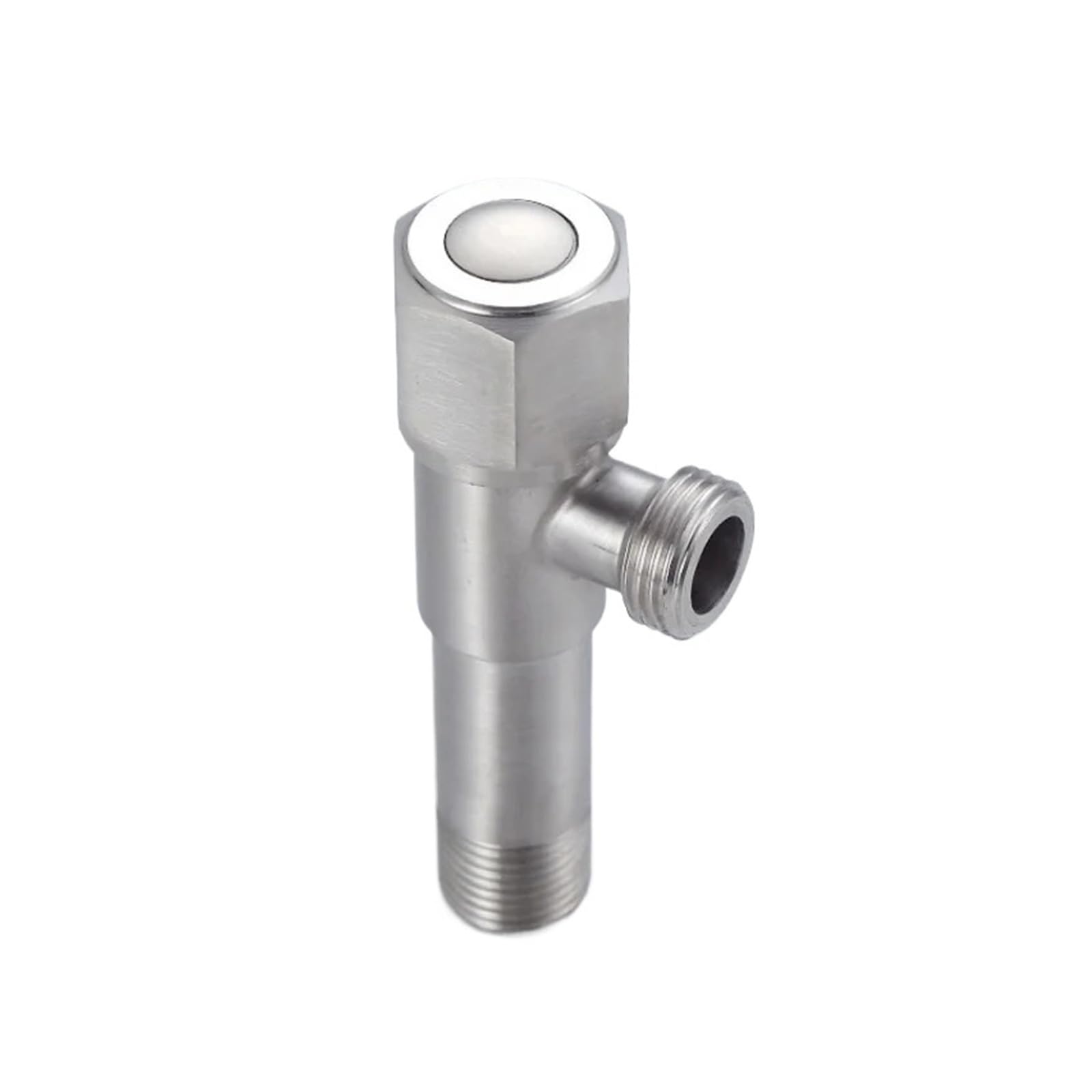 Bvhisehp One Color Extended 304 Stainless Steel Angle Valve Household Water Inlet Valve For Bathroom Toilet Water Heater Pipeline Use