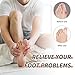 JEVRKAPZ 2 pcs Toe Correction Belt Hallux Valgus Bunion Corrector Big Toe Straightener Overlapping Toe Separator Hammertoes Foot Alignment Tension Strap Orthotics Feet Bone Thumb Adjuster