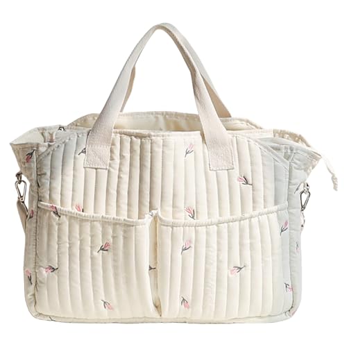 Bolso de maternidad acolchado y grande de 16,54x11,02x6,30 pulgadas