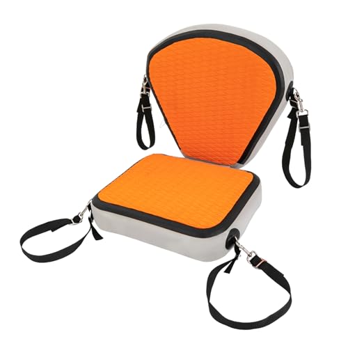 GDNTMU Kayak Seats, Thicken Seat Cushion for Kayak, Padded Kayak Seat EVA PVC Comfort and Durability (Orange)