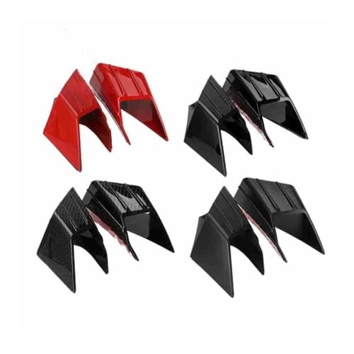 Spoilers aérodynamiques pour CBR650R : ailes de carénage en noir mat