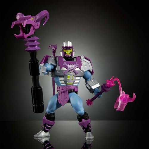 Les Maîtres de ' Univers x Transformers Figurine Megatron Armor Skeletor heo European Exclusive 14 cm - vue 6