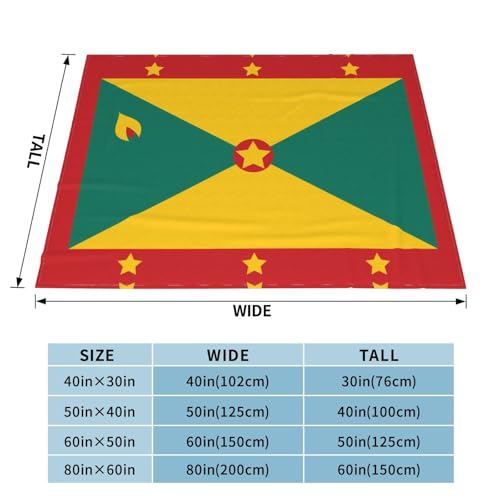 Couverture Grenade en flanelle 203x152 cm pour canapé et lit - 4