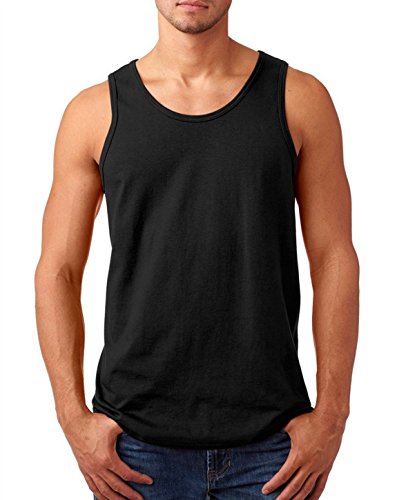 Fashion Gildan 5200 Heavy Adult Tank Top Black XX-Large