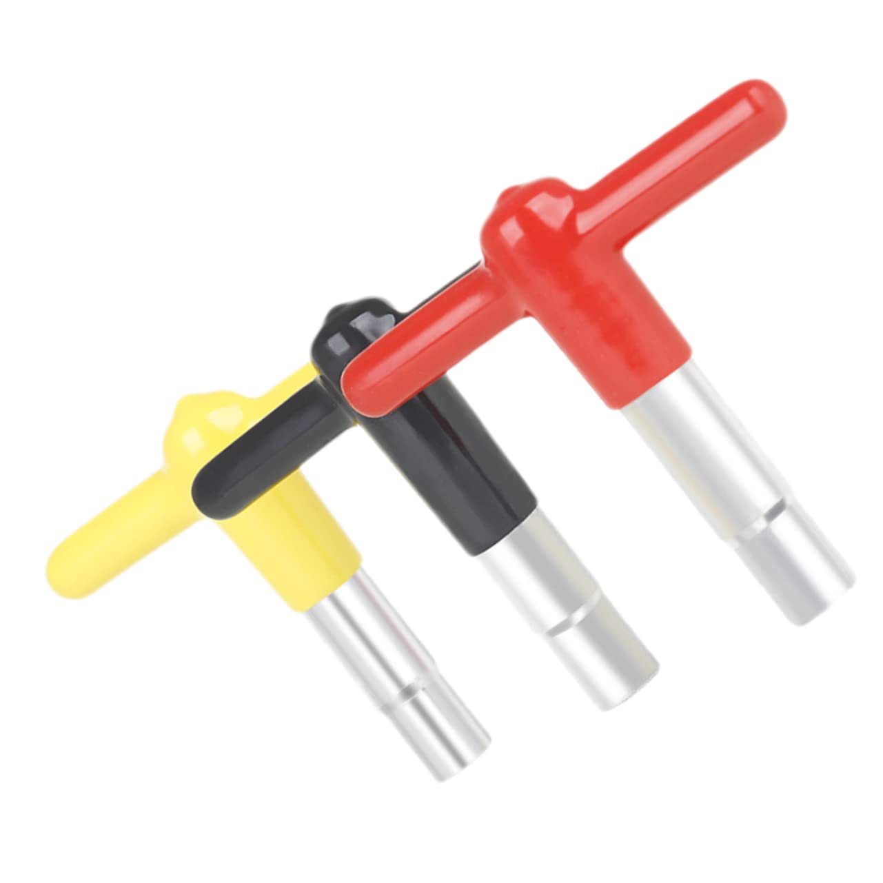 Abaodam Metal Drum Keys Set 3pcs Drum Tuning Tools T-shape Drum Wrench Universal Drum Hardware Pack