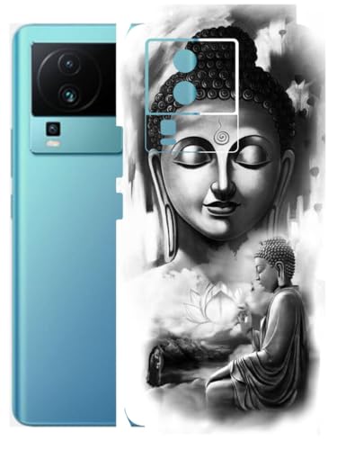 Image of AtOdds - Full Body Back Screen Guard Protector Film - Lamination Wrap Skin Sticker Compatible with IQOO NEO 7 PRO (5G) | Scratchproof Matte Finish (Buddha)