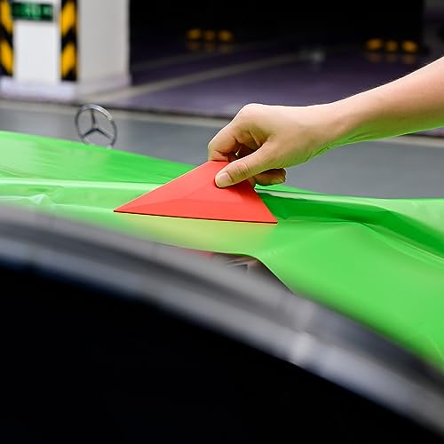 Image of FOSHIO 3 in 1 Small Squeegee Window Tinting Tools, Triangle Car Wrap Vinyl Tucking Tool, for Wrapping, Wallpaper Smoothing, Window Film Application Kit