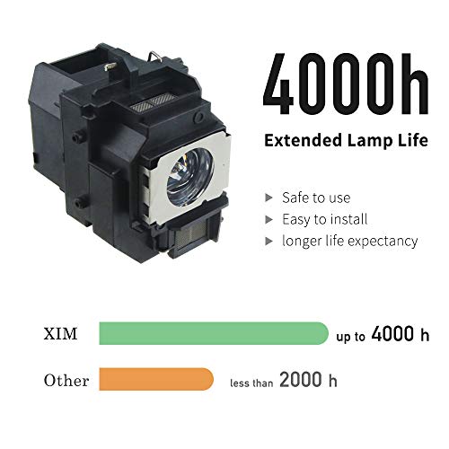 Lámpara de proyector XIM ELPLP41 compatible Epson EMP-S52 S6 miniatura 4